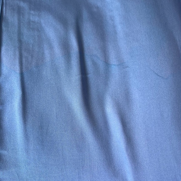 Vintage Checkerboard Plaid Tweed Double Breasted Wool Coat Blue Tan Satin Lined - Picture 16 of 16